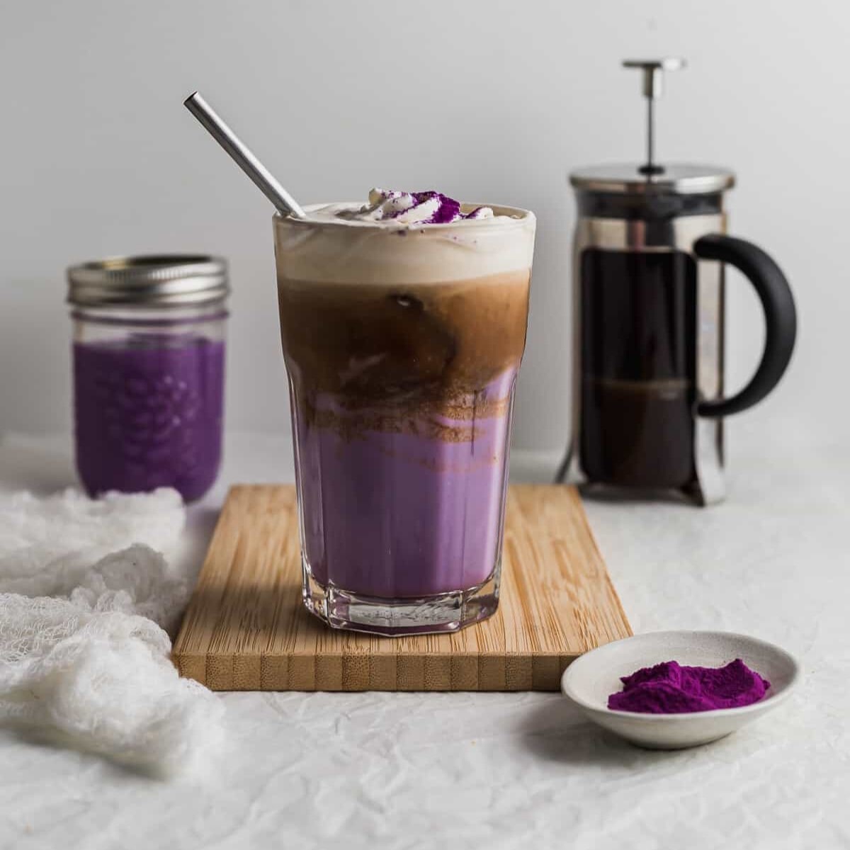 recette ube latté